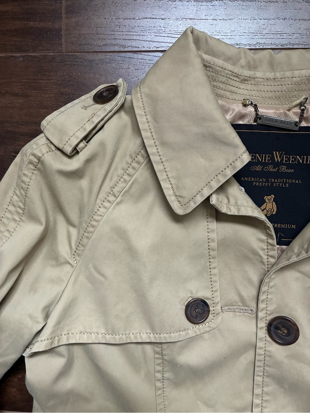 Teenie Weenie Tan Trench Coat